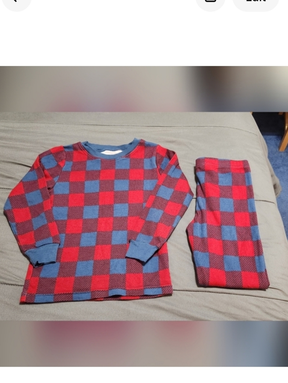 Plaid Kids Pajamas
